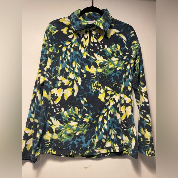 Columbia Women’s Pull Over with Partial Zip Multicolour Sweater - Picture 1 of 13